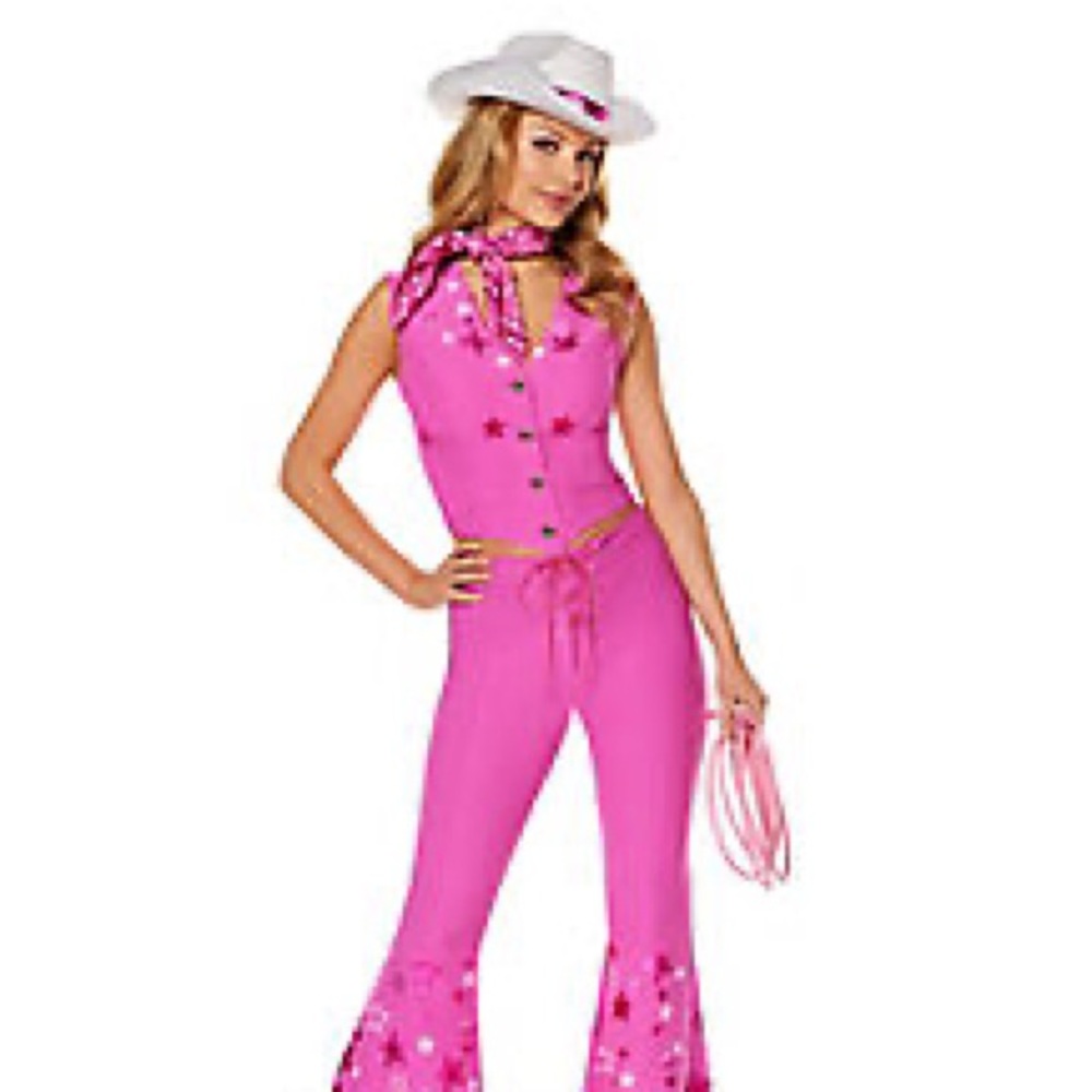 Adult Western Barbie Costume - Barbie the Movie LARGE adult